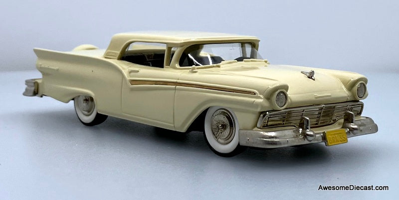 1957 Ford Fairlane Skyliner 1:43 White Metal Model Car by Brooklin Models