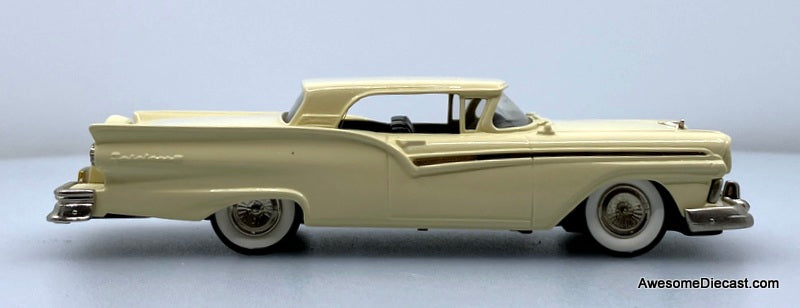 1957 Ford Fairlane Skyliner 1:43 White Metal Model Car by Brooklin Models