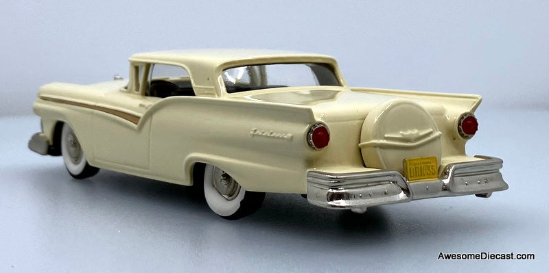 1957 Ford Fairlane Skyliner 1:43 White Metal Model Car by Brooklin Models