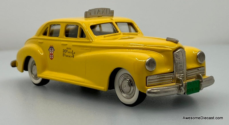1941 Packard Clipper Taxi 1:43 White Metal Model Car by Brooklin Models