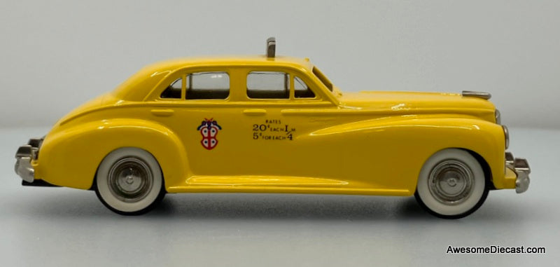 1941 Packard Clipper Taxi 1:43 White Metal Model Car by Brooklin Models