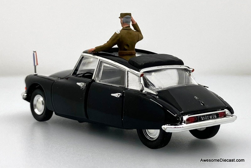 1962 Citroen DS 19 "General De Gaulle" 1:43 Diecast Model Car by Rio
