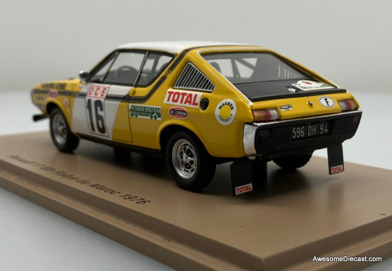 Spark 1:43 Renault 17 #16: 1976 Rally Du Maroc