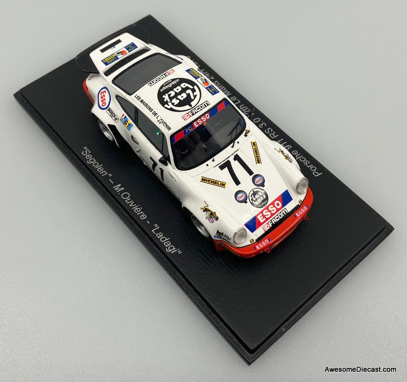 Spark 1:43 Porsche 911 RS 3.0 #71: 1976 24 Hours Le Mans
