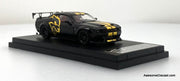 Dodge Challenger SRT Hellcat Wide-Body, Matte Black Midnight Eclipse 1:64 Diecast Model Car by Stance Hunters