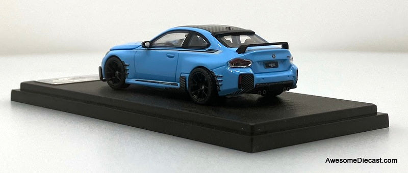 BMW M2 Modified Version, Zandford blue 1:64 Diecast Model Car by Fei Xiang