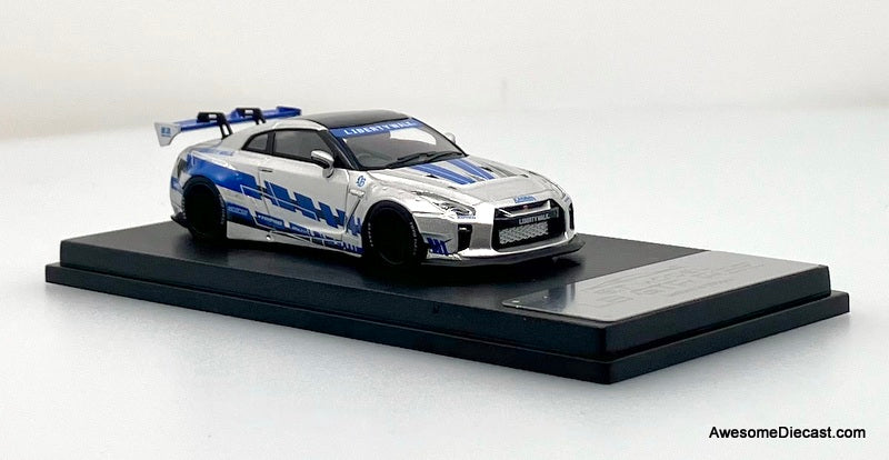 Nissan Skyline GT-R R35 Liberty Walk Wide Body 1:64 Diecast Model Car by E.T.Model