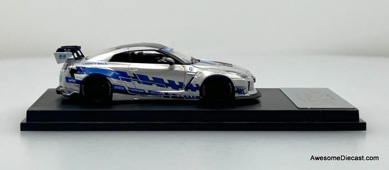 Nissan Skyline GT-R R35 Liberty Walk Wide Body 1:64 Diecast Model Car by E.T.Model