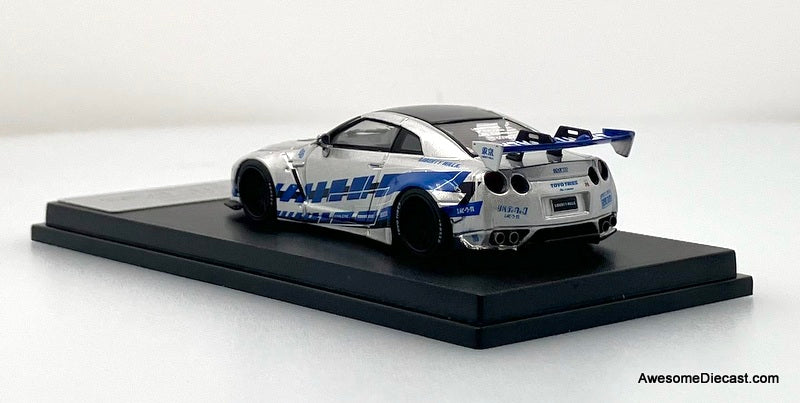 Nissan Skyline GT-R R35 Liberty Walk Wide Body 1:64 Diecast Model Car by E.T.Model