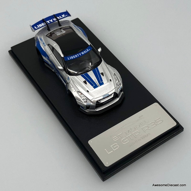 Nissan Skyline GT-R R35 Liberty Walk Wide Body 1:64 Diecast Model Car by E.T.Model