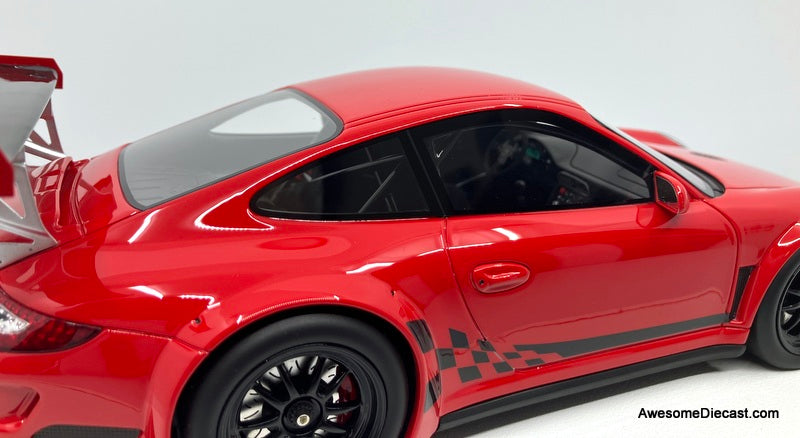 Porsche 911 GT3 R, Red 1:18 Resin Cast Model Car by GL Model