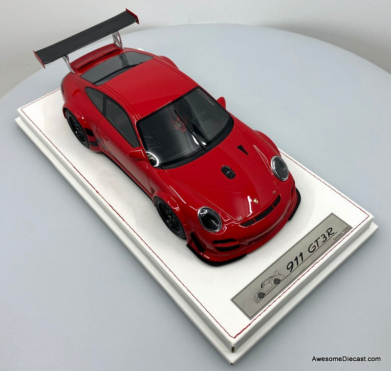 Porsche 911 GT3 R, Red 1:18 Resin Cast Model Car by GL Model
