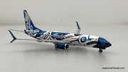 Boeing 737-800: Alaska Airlines (Reg #N559AS) "Salmon People" 1:400 Diecast Model Plane by Gemini Jets