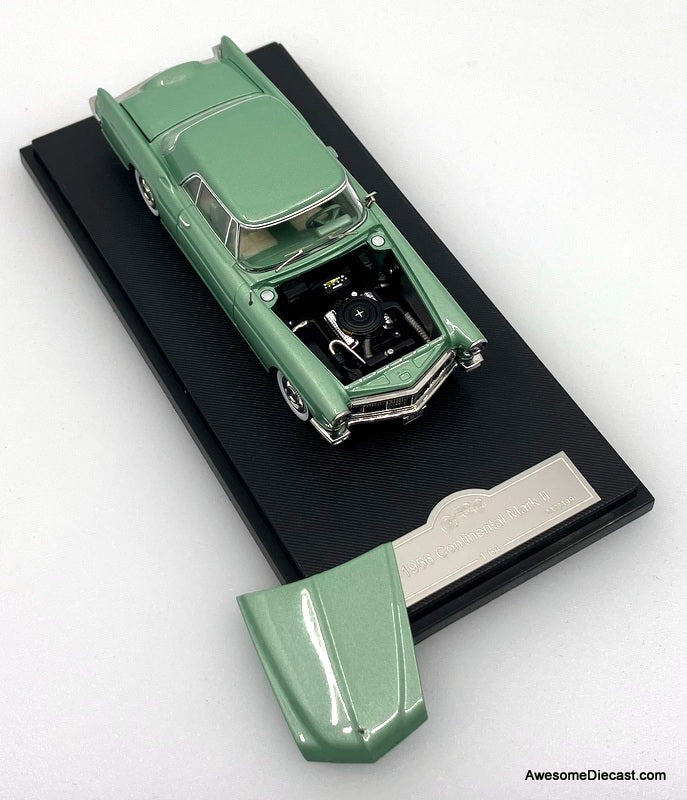 1956 Lincoln Continental Mark II, Metallic Green 1:64 Diecast Model Car by GFCC