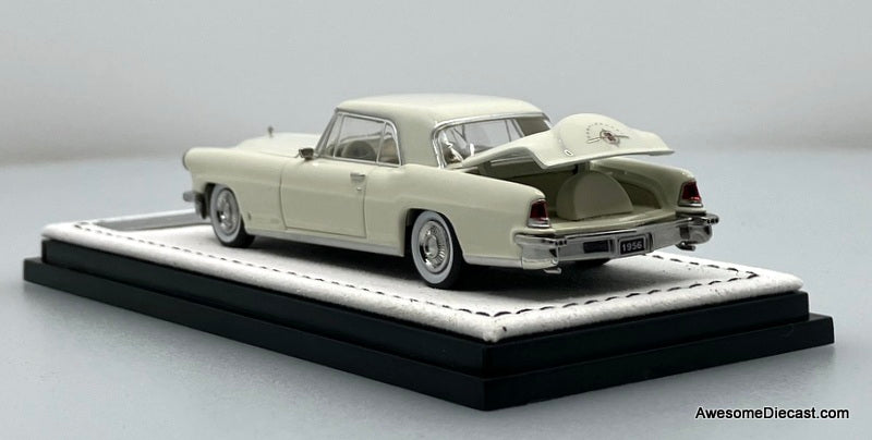 1956 Lincoln Continental Mark II, White "Elvis Presley" 1:64 Diecast Model Car by GFCC