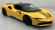 Ferrari SF90 Stradale, Metallic Yellow 1:18 Diecast Model Car by Maisto