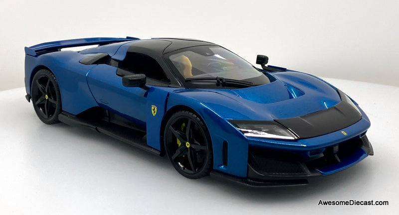 Ferrari F80, Metallic Blue 1:18 Diecast Model Car by Maisto