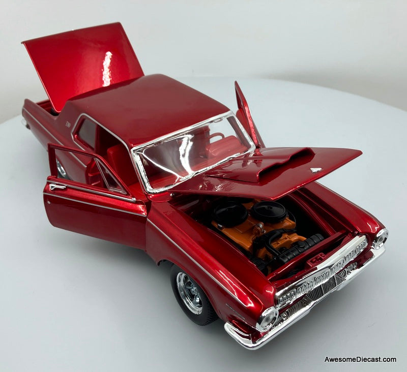 1963 Dodge 330, Metallic Red 1:18 Diecast Model Car by Maisto