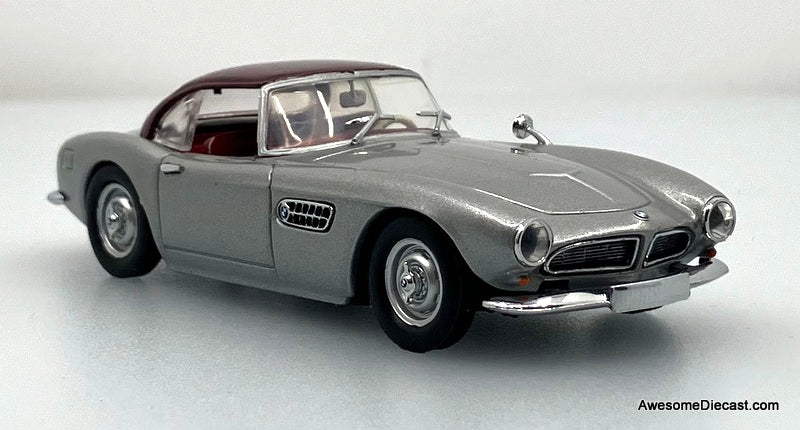 MINICHAMPS  507 1/1632 限定 ミニカー BMW 507 Cabrio (Hard Top On), Silver 1:43 Diecast Model Car by