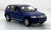 2002 Volkswagen Touarag V10 TDi, Metallic Blue 1:43 Diecast Model Car by Minichamps