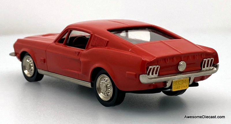 1968 Shelby Mustang GT500, Red 1:43 White Metal Model Car by Brooklin Models