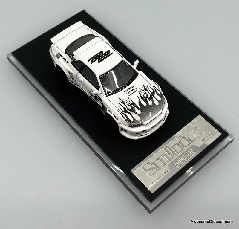 Nissan Skyline GT-R R34 PSC Design "Smilodon" 1:64 Diecast Model Car by Time Micro