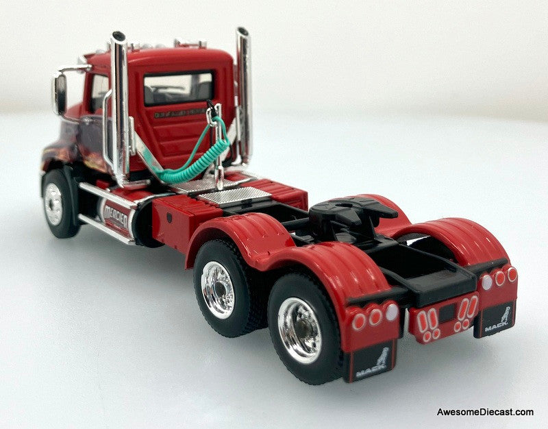 DCP by FG 1:64 Mack Pinnacle Day Cab w/Aftermarket Minimizer Parts & Wilson Pacemaker 43' High Sided Grain Trailer: Mercier Transport