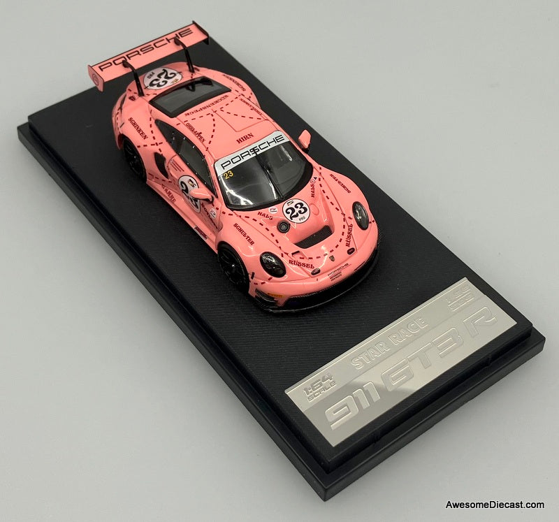 Porsche 911 GTR3 #23, Pink Pig Livery 1:64 Diecast Model Car by Star Race