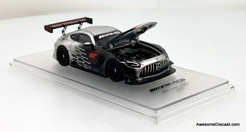 Mercedes AMG GT3, Presentation Black 1:64 Diecast Model Car by NZG