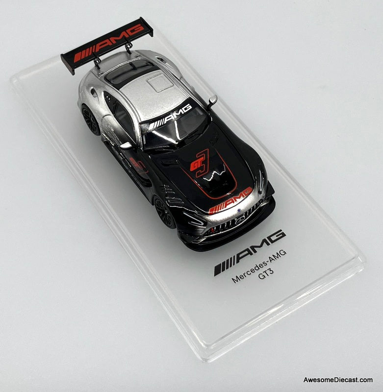 Mercedes AMG GT3, Presentation Black 1:64 Diecast Model Car by NZG