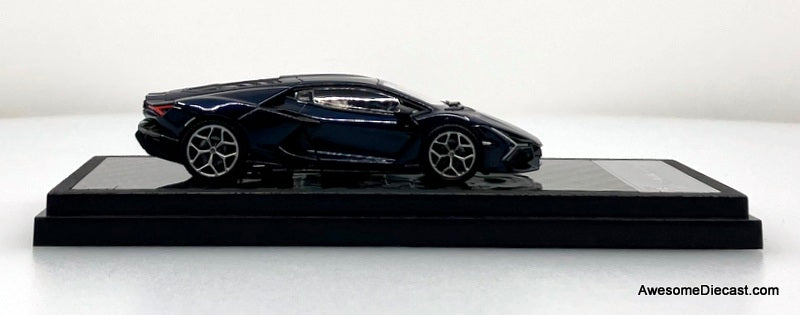 Lamborghini Revuelto, Aurora Blue 1:64 Diecast Model Car by LCD Models