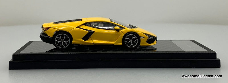 Lamborghini Revuelto, Yellow 1:64 Diecast Model Car by LCD Models