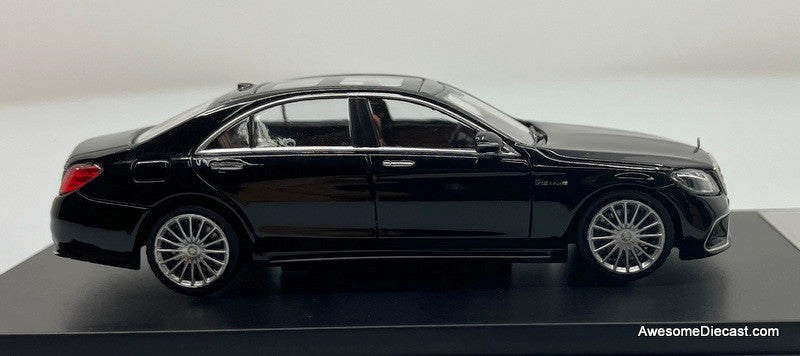 Mercedes Benz S65 AMG V12, Black 1:64 Diecast Model Car by King Model