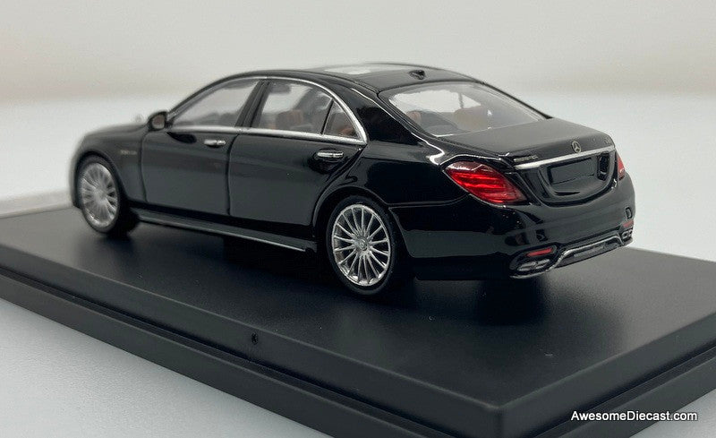 Mercedes Benz S65 AMG V12, Black 1:64 Diecast Model Car by King Model