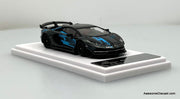 Lamborghini Aventador SVJ 63, Blue/Gray 1:64 Diecast Model Car by Maxwell