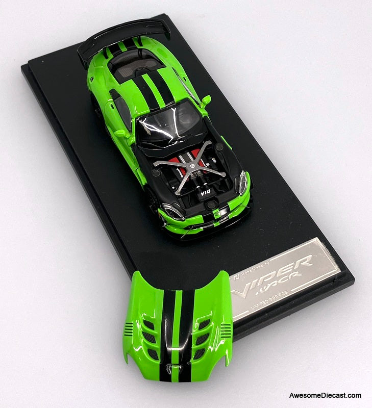 Dodge Viper ACR, Viper Green 1:64 Diecast Model Car by Hone Model