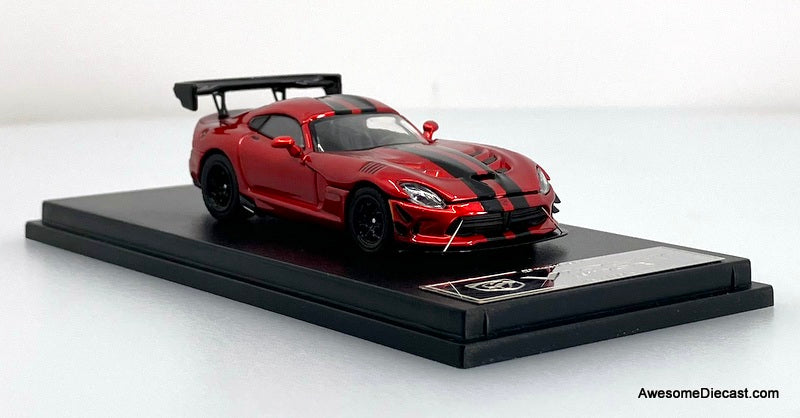 Dodge Viper ACR, Metallic Red 1:64 Diecast Model Car by Hone Model