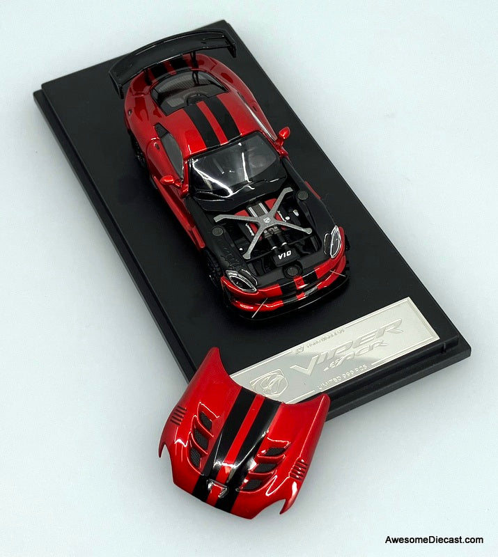Dodge Viper ACR, Metallic Red 1:64 Diecast Model Car by Hone Model