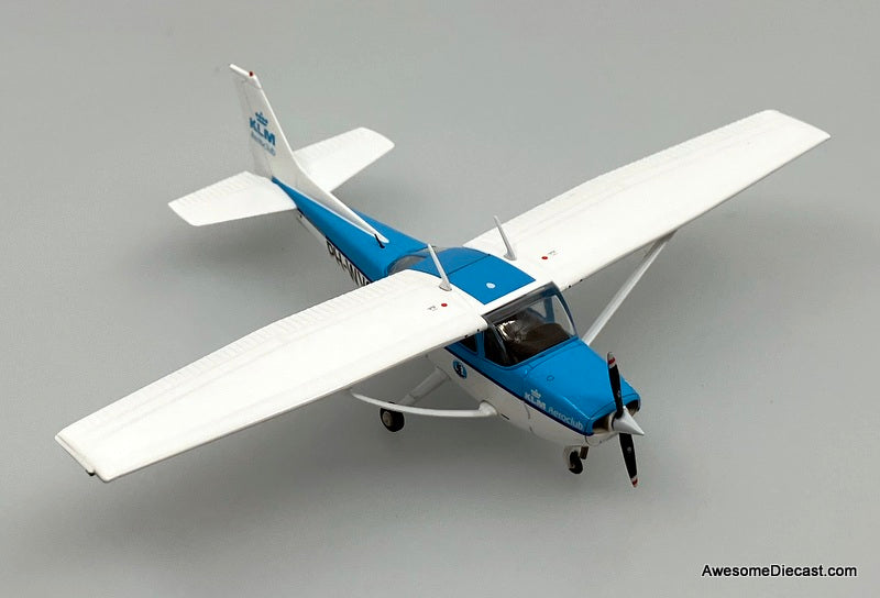 Cessna 172 Skyhawk: KLM Aeroclub (Reg #PH-WVO) 1:72 Diecast Model Plane by Gemini