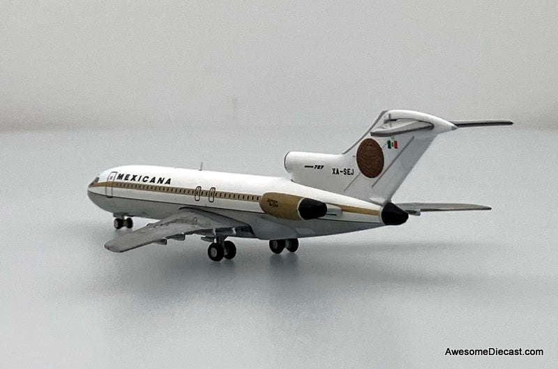 Boeing 727-100: Mexicana (Reg #XA-SEJ) "Azteca De Oro" 1:400 Diecast Model Plane by Gemini Jets