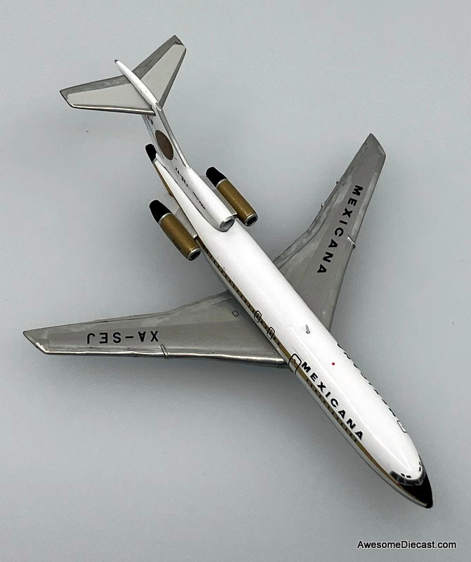 Boeing 727-100: Mexicana (Reg #XA-SEJ) "Azteca De Oro" 1:400 Diecast Model Plane by Gemini Jets