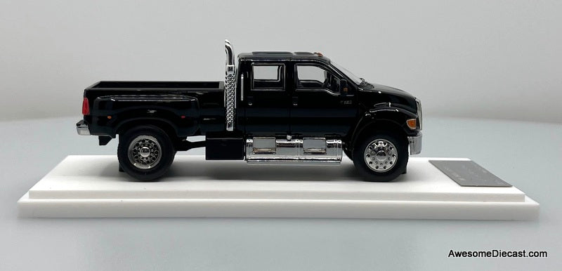 Ford F-650 Super Duty Turbo Diesel, Black 1:64 Diecast Model Truck by MK Miniatures