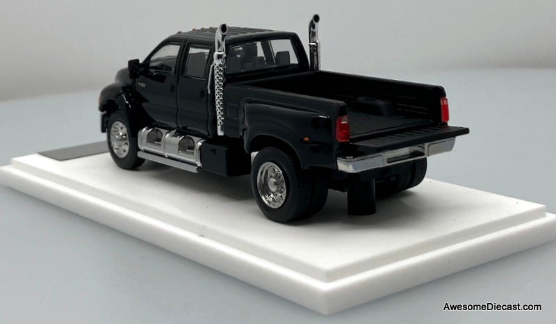 Ford F-650 Super Duty Turbo Diesel, Black 1:64 Diecast Model Truck by MK Miniatures