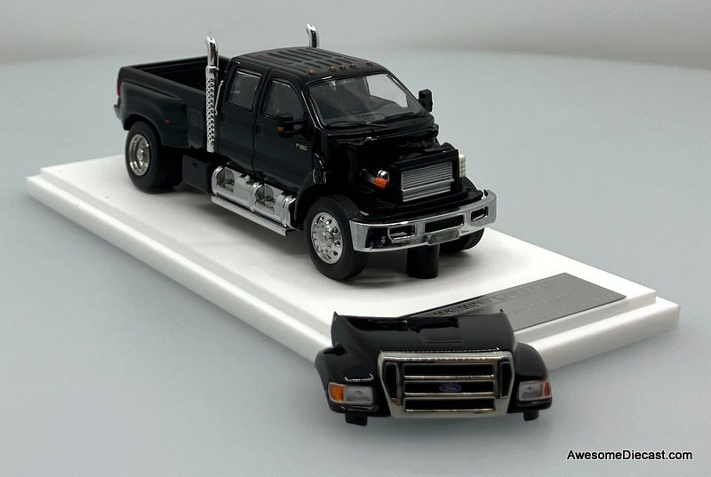 Ford F-650 Super Duty Turbo Diesel, Black 1:64 Diecast Model Truck by MK Miniatures