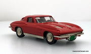 1963 Chevrolet Corvette Stingray Coupe, Red 1:43 White Metal Model Car by Brooklin Models