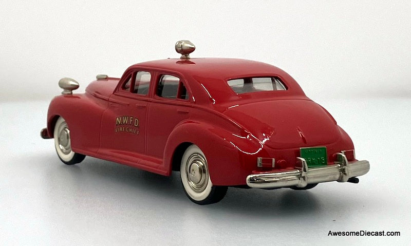 1941 Packard Clipper Fire Chief 1:43 White Metal Model Car by Brooklin Models