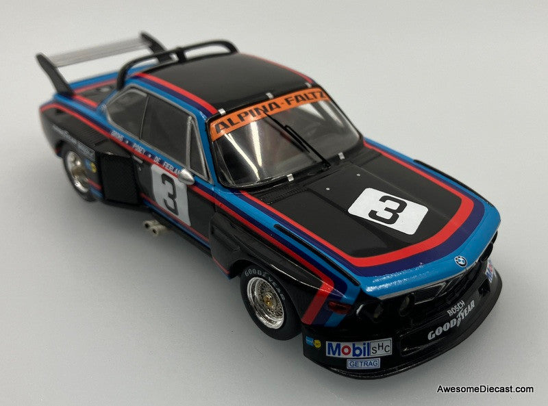 1976 BMW 3.0 csl Group 5 #3, Black/Custom 1:43 Diecast Model Car by IXO