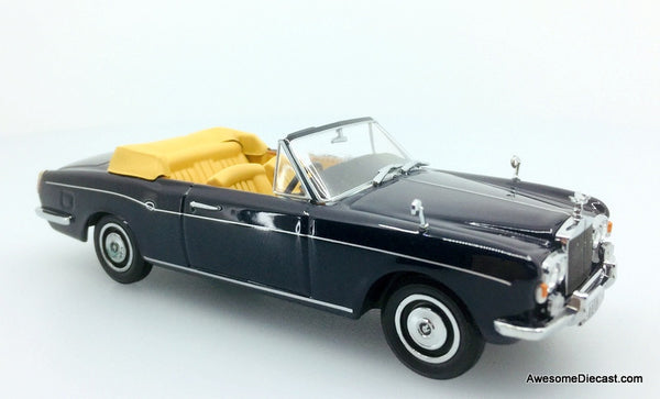 Oxford 1:43 1971 Rolls Royce Corniche Convertible (RHD), Indigo