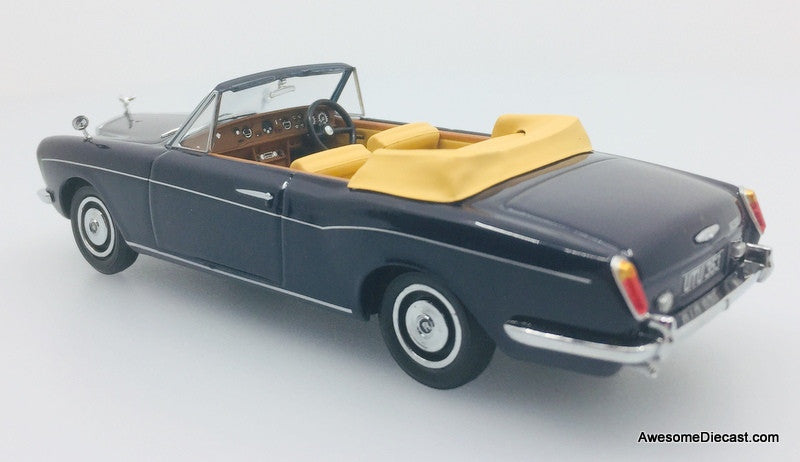 Oxford 1:43 1971 Rolls Royce Corniche Convertible (RHD), Indigo Blue