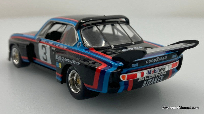 1976 BMW 3.0 csl Group 5 #3, Black/Custom 1:43 Diecast Model Car by IXO
